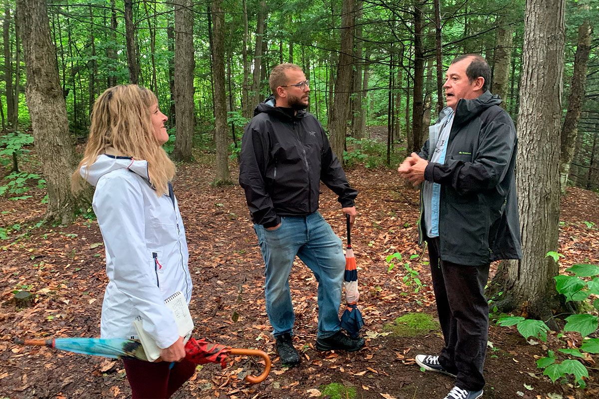 Collaboration avec les Piliers Verts – visite de l’Aire écologique Millette