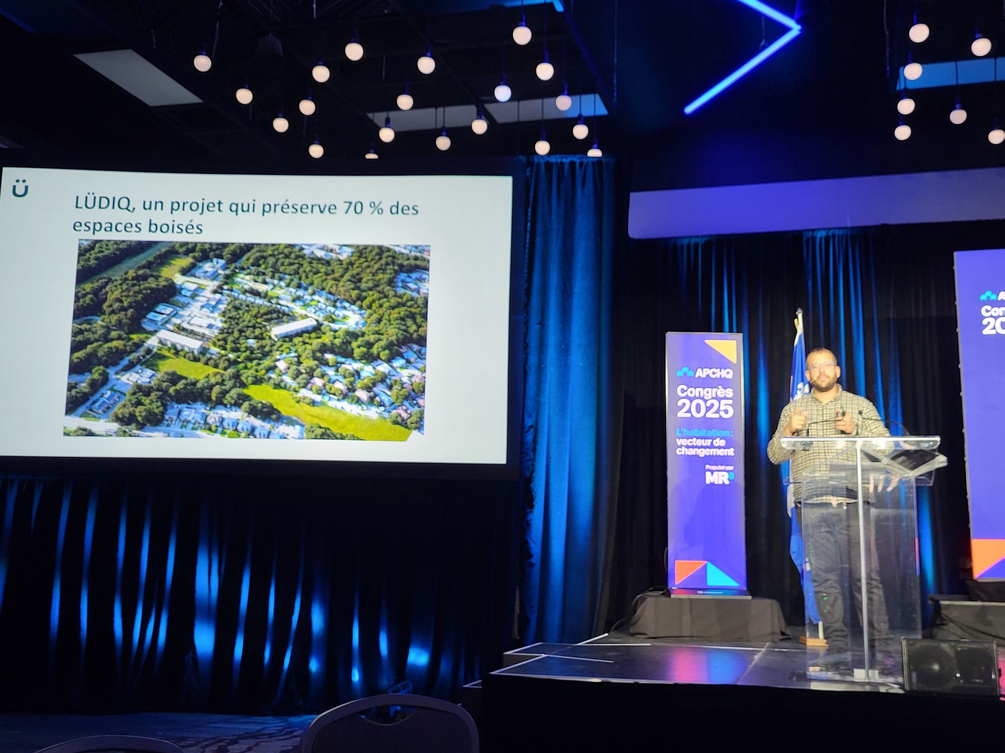 LÜDIQ au Congrès de l’APCHQ – construire et protéger 30 % du territoire, mission plus que possible
