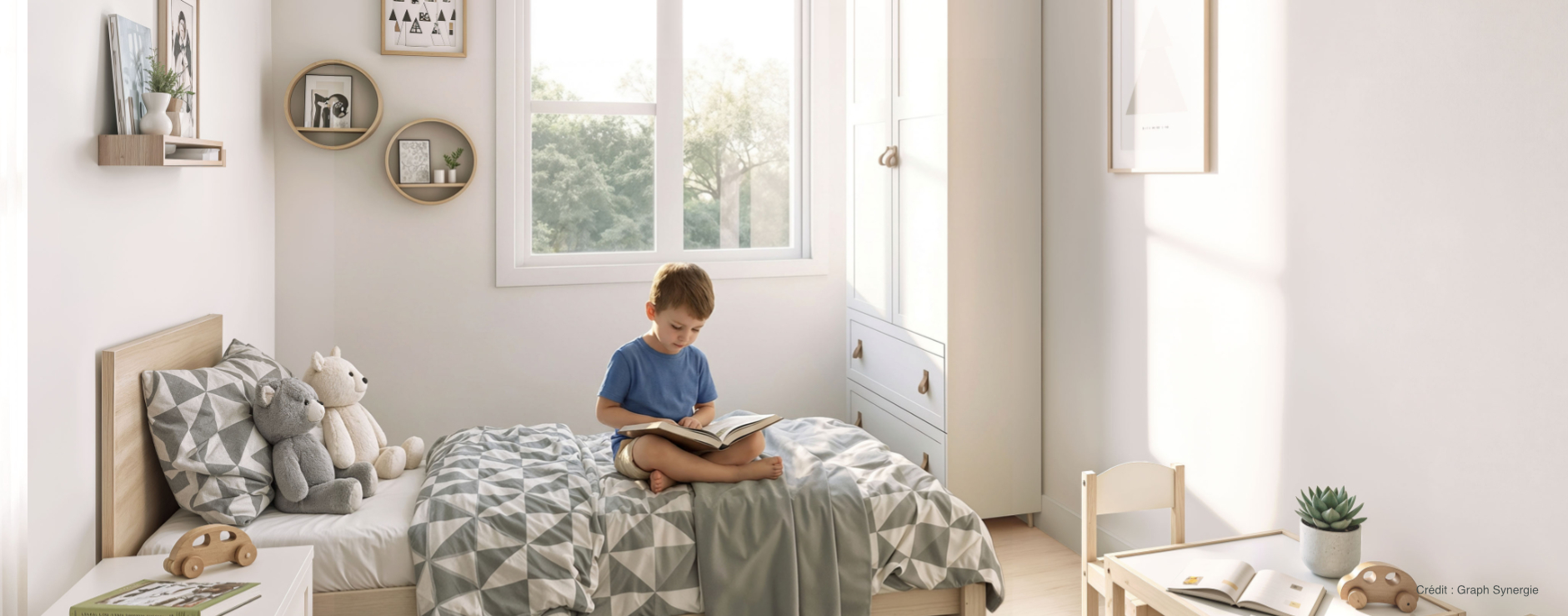 Logement abordable LÜDIQ chambre du 3 et demie